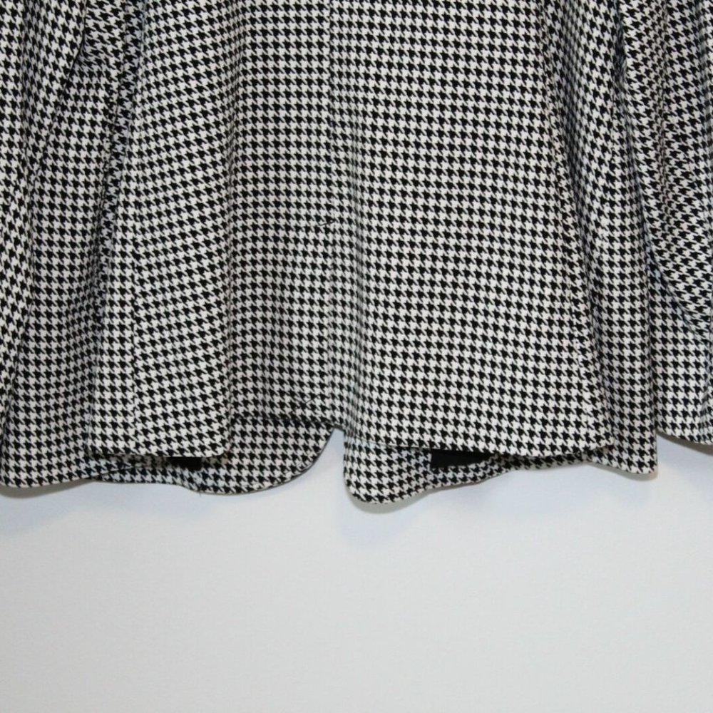 Lane Bryant THE BRYANT Houndstooth Blazer Black White Plus Size 20 H12671 - Picture 9 of 11